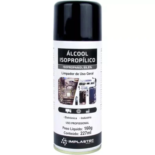 ÁLCOOL ISOPROPÍLICO 99,8% AEROSSOL 160G 227ML