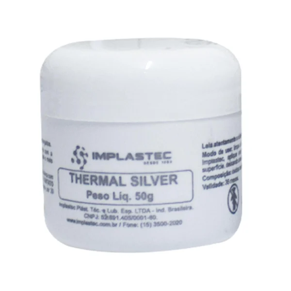 Pasta Térmica Thermal Silver 50g Implastec