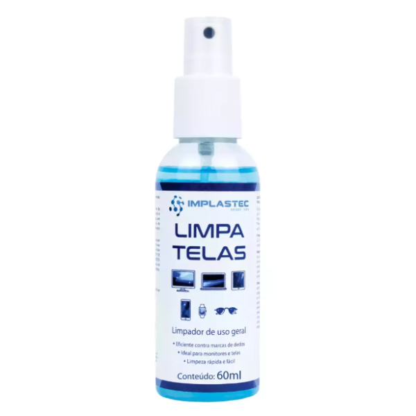 LIMPA TELAS CLEAN 60ML IMPLASTEC