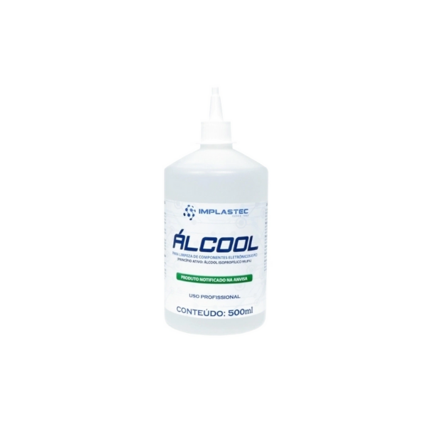 Álcool Isopropílico Eletrônicos e PCI 500ml Implastec